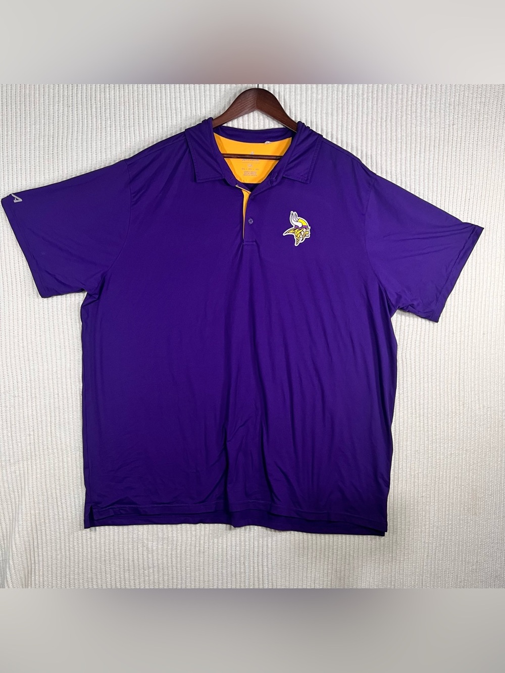 068 Antigua Men’s Minnesota Vikings Purple Polo Shirt